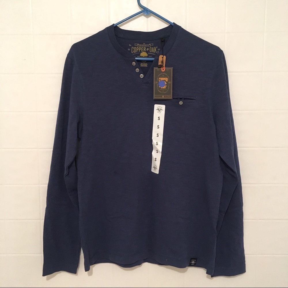 NWT Copper and Oak Men’s Long Sleeve Shirt